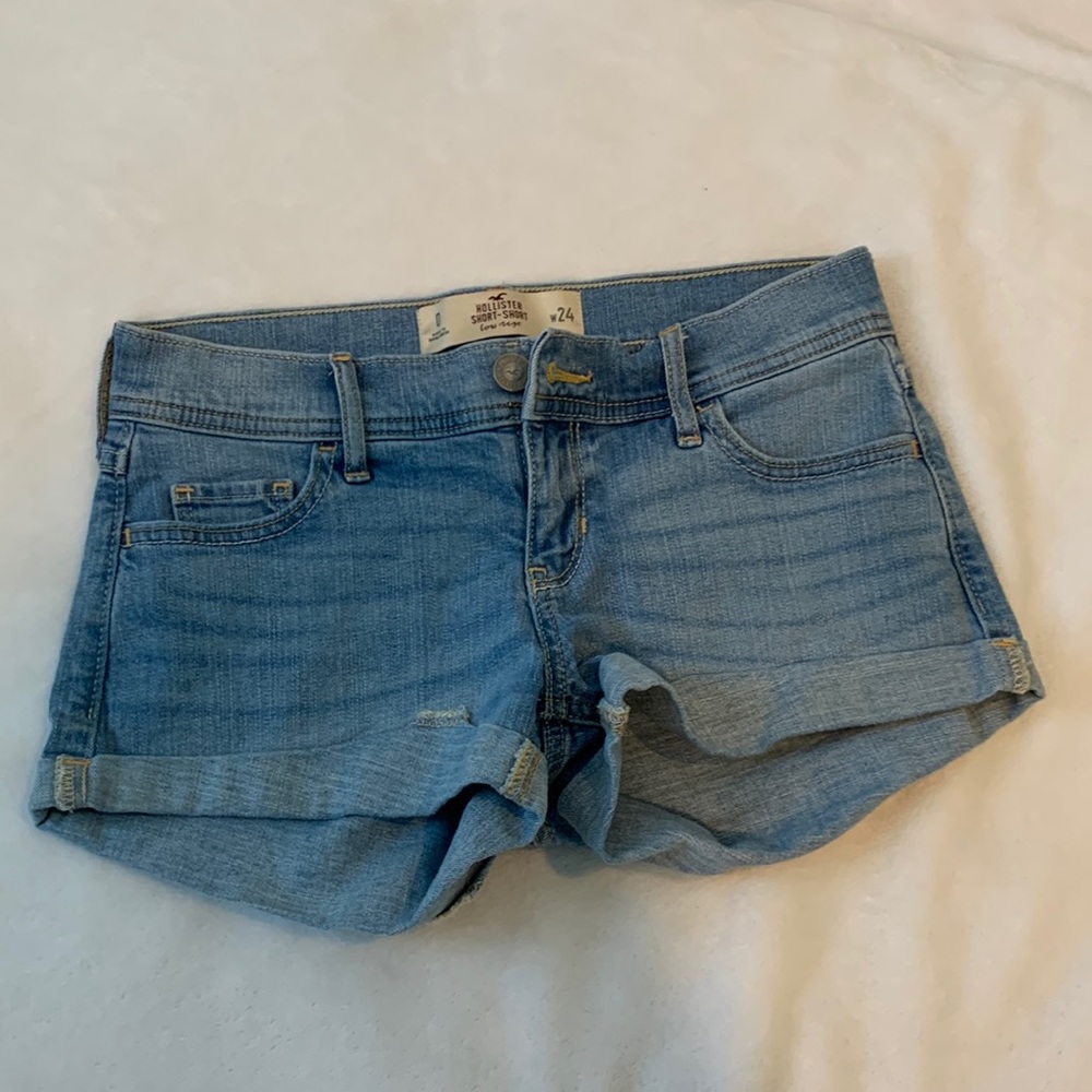 Hollister jean shorts